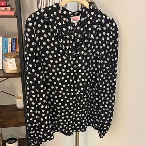 Kate Spade Black and White Blouse